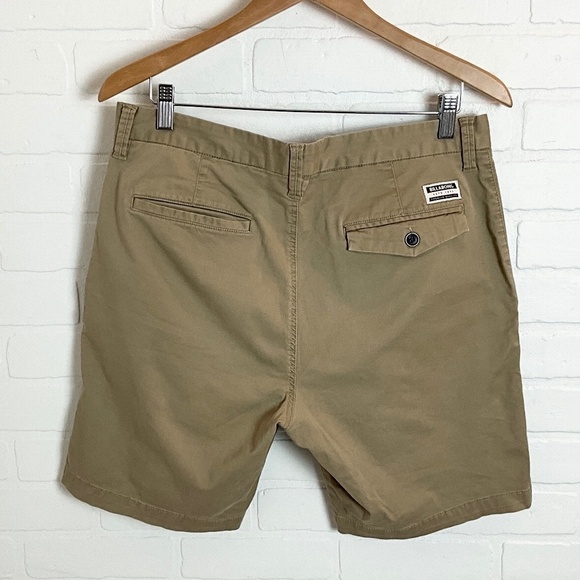 Billabong Men’s Bermuda Shorts Skater Pockets Beige Tan Size 32 - Picture 12 of 12